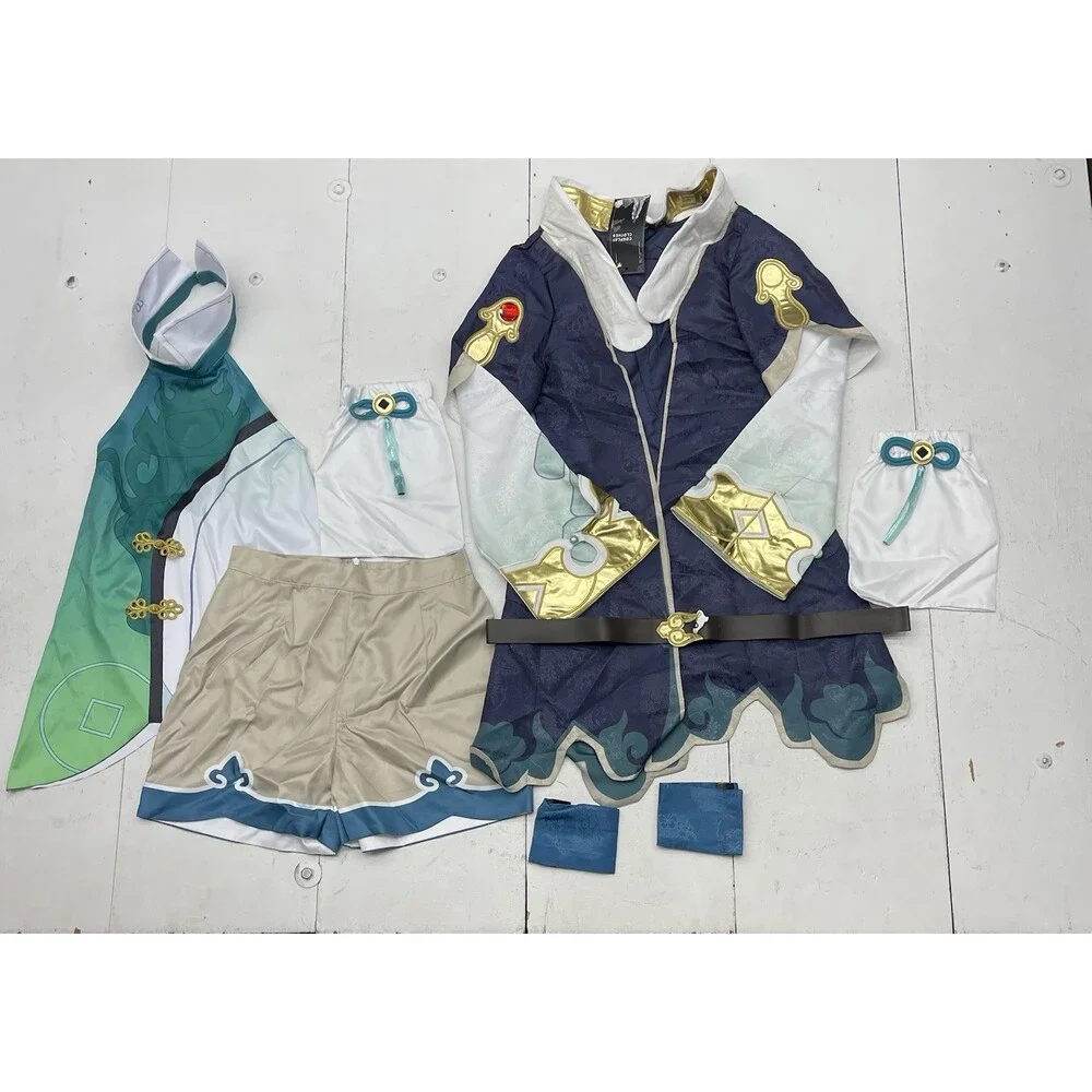 Green White Black Anime Princess Halloween Costume Women’s Size 2XL NEW